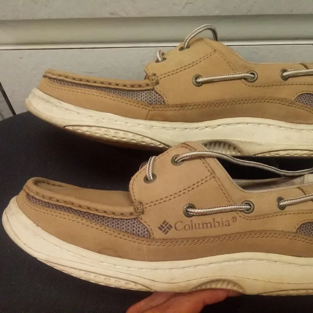Columbia-sportswear Men's Tan Boat-shoes